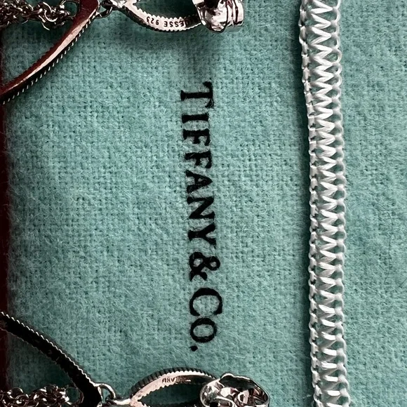 Iridesse by Tiffany & Co. Silver Marquise Pearl Earrings $850++